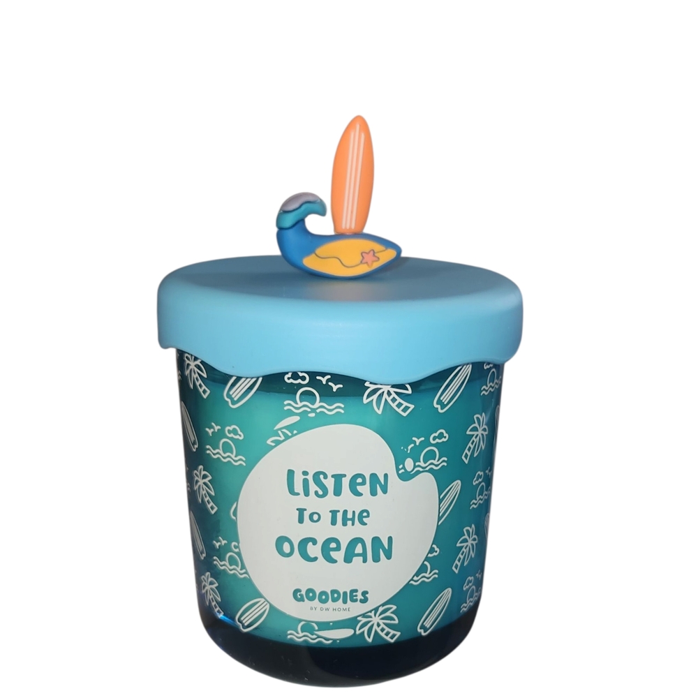 DW Home Goodies Listen to the Ocean Candle w/ Bird Topper
